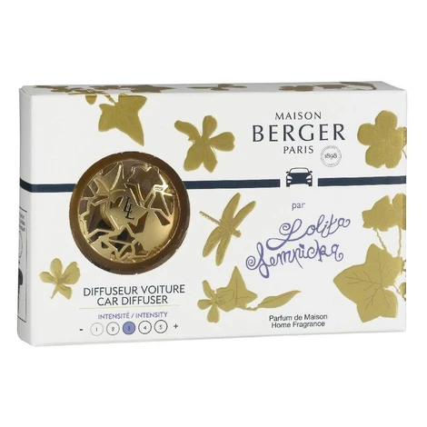 Maison Berger Paris Darčeková sada difuzér do auta Zlatý + náplň Lolita Lempicka