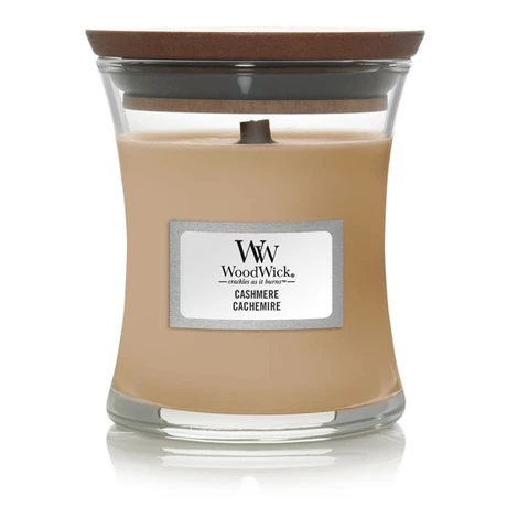 WoodWick Vonná sviečka váza malá Cashmere 85 g