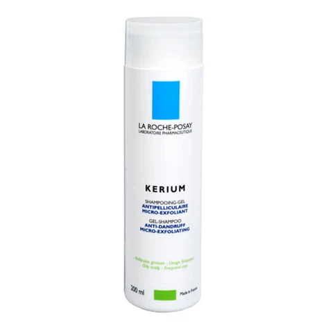 La Roche Posay Gélový šampón na mastné lupiny Kerium 200 ml