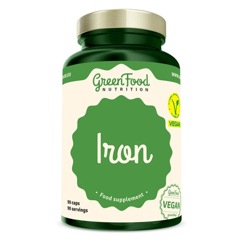 GreenFood Železo 90 kapsúl
