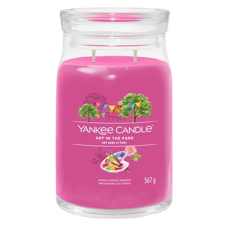 Yankee Candle Aromatická sviečka Signature sklo veľké Art In the Park 567 g