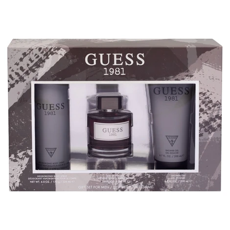 Guess Guess 1981 For Men - EDT 100 ml + sprchový gél 200 ml + dezodorant v spreji 226 ml
