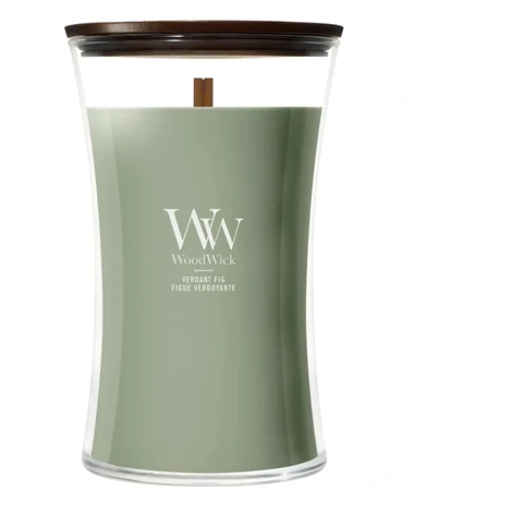 WoodWick Vonná sviečka váza veľká Verdant Fig 609,5 g