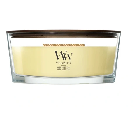 WoodWick Vonná sviečka loď Yuzu & Vetiver 453,6 g