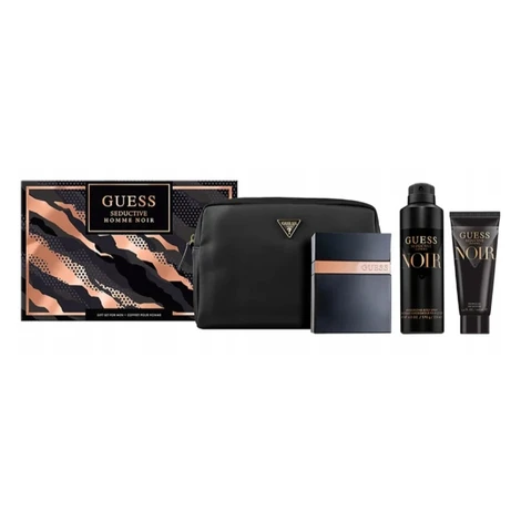 Guess Seductive Noir Homme - EDT 100 ml + sprchový gél 100 ml + dezodorant v spreji 226 ml + koz