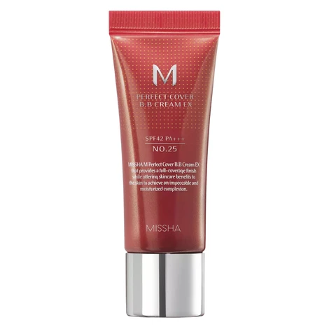 Missha BB krém SPF 42 Perfect Cover (BB Cream Ex) 20 ml 27 Honey Beige
