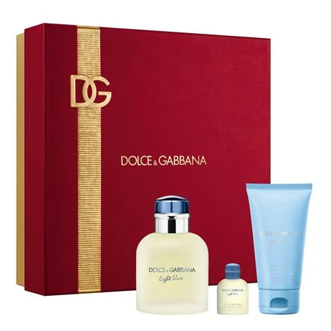 Dolce & Gabbana Light Blue Pour Homme - EDT 75 ml + sprchový gél 50 ml + EDT 4,5 ml