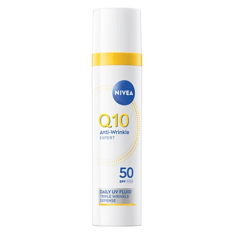 Nivea Denný pleťový fluid SPF 50 Q10 Anti-Wrinkle Expert (Daily UV Fluid) 40 ml