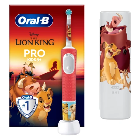 ORAL-B Pre Kids Leví Kráľ elektrická zubná kefka s dizajnom