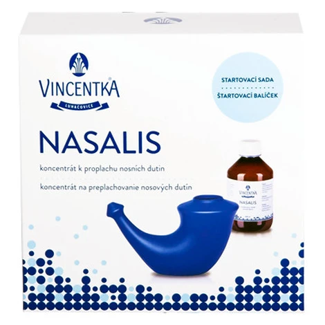 VINCENTKA Nasalis štartovací balíček koncentrát  + preplachovacia kanvička 300 ml