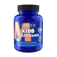 NATIOS Kids Multivitamín, 21 vitamínov a minerálov 180 tabliet