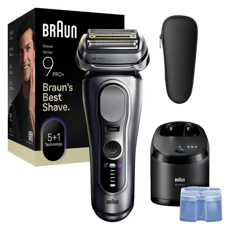 BRAUN Series 9 PRO+ 9667cc, Elektrický holiaci strojček, Strieborná