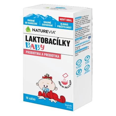 NATUREVIA LAKTOBACILY BABY 10 vrecúška 10 ks