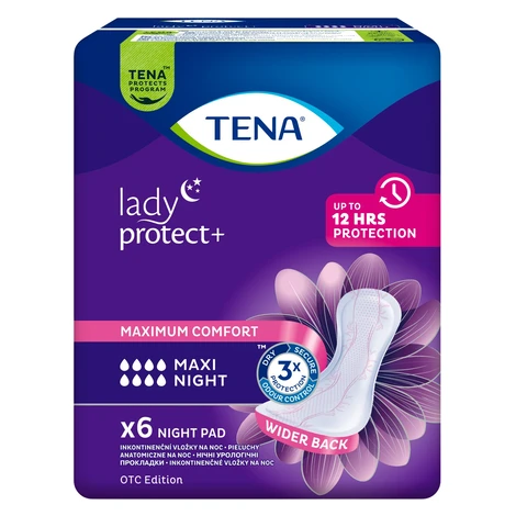 TENA Lady Maxi Night Inkontinenčné vložky 6 ks
