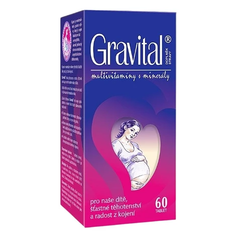 VITAHARMONY Gravital pre tehotné a dojčiace ženy 60 tabliet