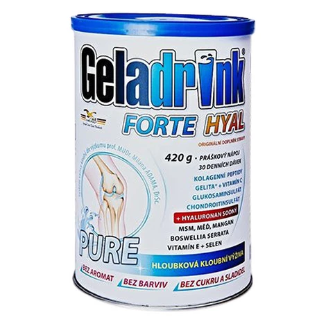GELADRINK Forte Hyal Pure práškový nápoj 420 g