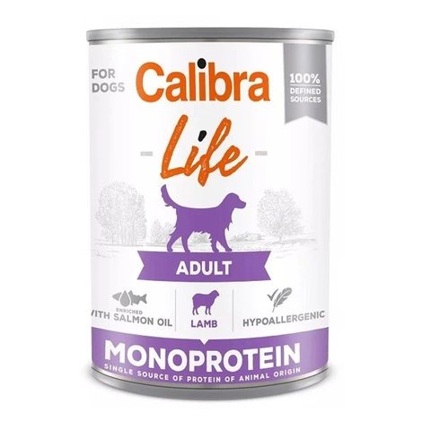 Calibra Dog Life konzerva Adult Lamb 400 g