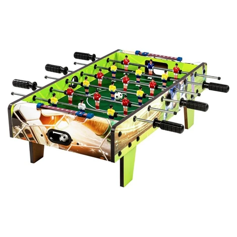 GamesPlanet® 70124 Mini stolný futbal s nožičkami, 70 x 37 x 25 cm, potlač