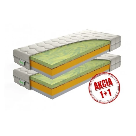 Texpol SARAH - Pohodlný matrac z BIO peny v akcii 1+1 2 ks 80 x 200