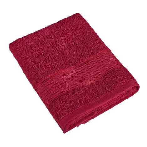 Bellatex Uterák Kamilka Prúžok vínová, 50 x 100 cm