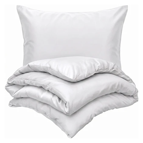 Kvalitex Saténové obliečky Luxury Collection biela, 140 x 200 cm, 70 x 90 cm