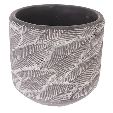 Betónový obal na kvetináč Fern, 17,5 x 16 cm