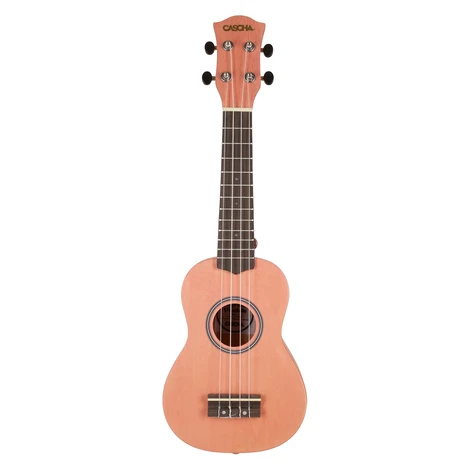 Cascha HH 3976 Soprano Ukulele Bundle Pink