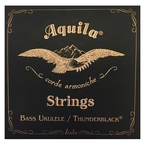 Aquila 140U - Thunderblack, Bass Ukulele, 4-String