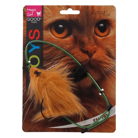 Magic Cat hračka myška závesná na dvere plyš mix