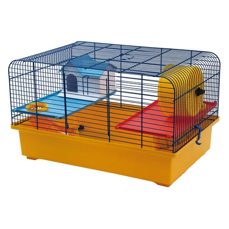 Small Animlas klietka pre hlodavce CH1 49x32,5x29 cm biela-modra Small Animals