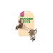 Magic Cat Wooden hračka valček s perím 16 cm