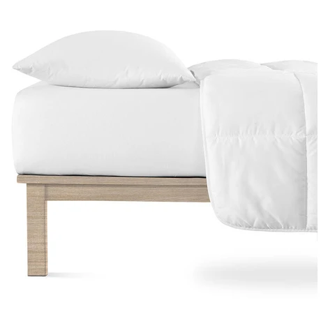 Napínacia plachta na posteľ jersey s elastanom biela 90 x 200 cm decoDoma