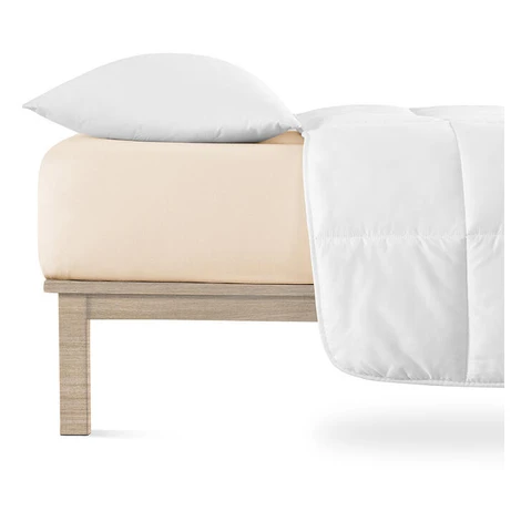 Napínacia plachta na posteľ jersey s elastanom kávová sada 2 ks 90 x 200 cm decoDoma