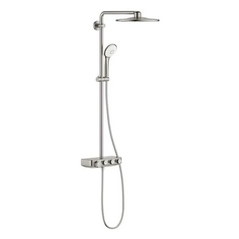 Grohe Euphoria SmartControl sprchový systém na stenu s termostatickou batériou supersteel 26507d