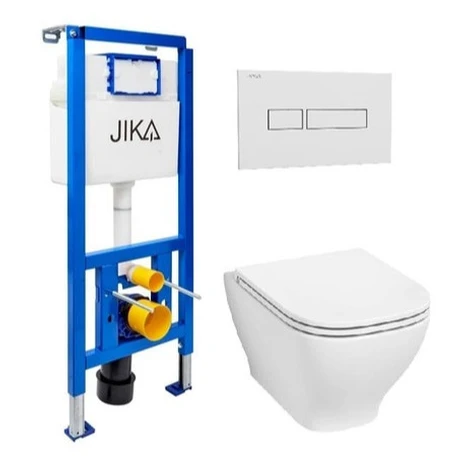 Závesný WC set do ľahkých stien / predstenová Jika Deep KMPLDEEPJ