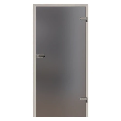 Sklenené dvere Naturel Glasa pravé 80 cm dark Grey čiré GLASA1G80P