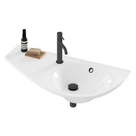 Ravak Avocado umývadlo 85x45 cm otvor pre batériu vľavo AVUM01L