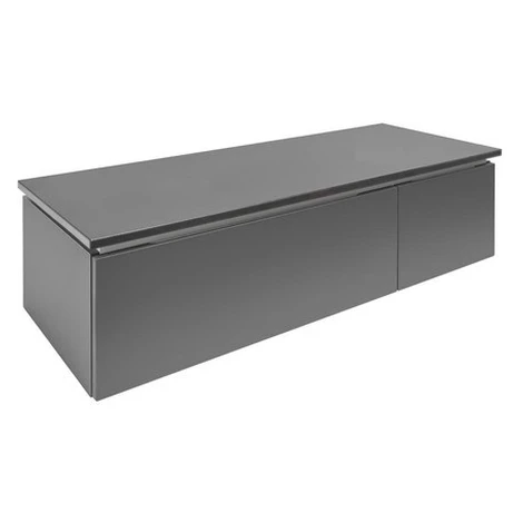 Kúpeľňová skrinka s krytom SAT Feel 120x30x46 cm antracitový mat SATFEEL2120ANTD
