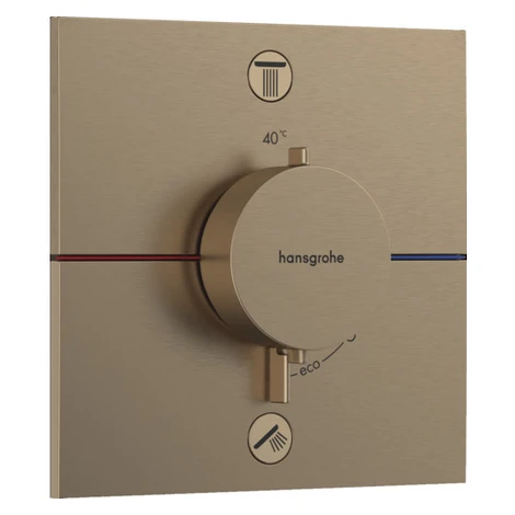 Hansgrohe ShowerSelect Comfort E sprchová a vaňová batéria bez podomietkového telesa kartáčovaný