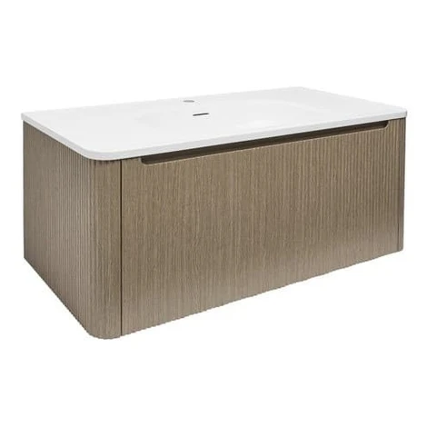 Kúpeľňová skrinka s umývadlom Naturel Austen 119x47,5x45 cm light pine mat AUSTEN120LP