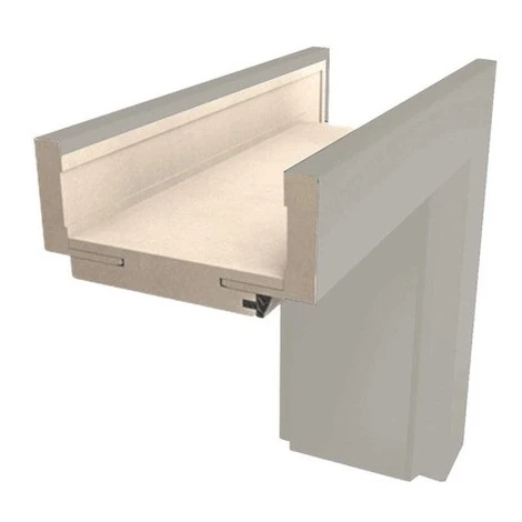 Obložková zárubňa DRE 60 cm pre hrúbku steny 28-30 cm kašmír matný pravá O11KAS60P