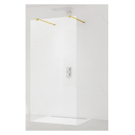 Sprchová zástena Walk-in 110 cm SAT vo farbe profilu zlatá SATBWI110ZAVZ