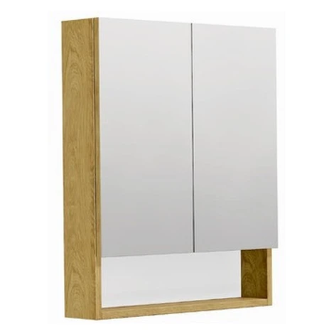 Zrkadlová skrinka SAT Cubeway 60x14x72 cm lamino dub hickory GALCU60DH