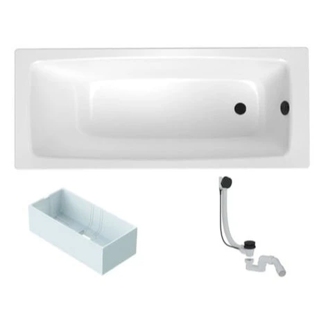 Obdĺžniková vaňa SAT Feel 150x70 cm smaltovaná oceľ ľavá aj pravá SATBVFEEL1502