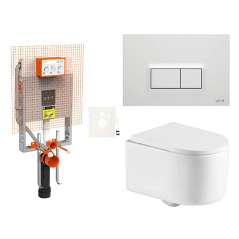 Závesný WC set na zamurovanie SAT Tornado SIKOVZTOR72600