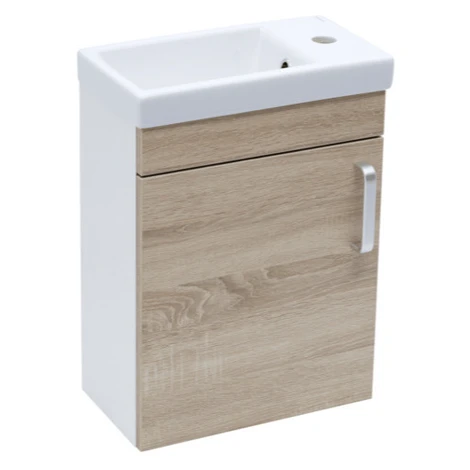 Kúpeľňová skrinka s umývadlom Naturel Vario Dekor 40x50x22 cm dub bardolino mat VARIO240BIDB