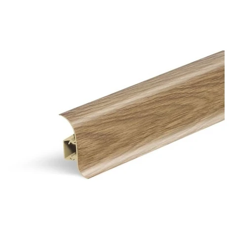 Lišta soklová Naturel dub antika , PVC dĺžka 250 cm, výška hrany 56 mm, NATNGF0D3