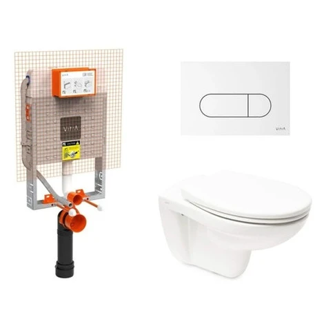 Závesný WC set na zamurovanie Vitra Normus SIKOVZW2