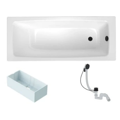 Obdĺžniková vaňa SAT Feel 170x70 cm smaltovaná oceľ ľavá aj pravá SATBVFEEL1704