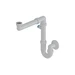 Drezový sifón MULTI 6/4"x40 s odbočkou úsporný biely DREZSIFON6440SLIM